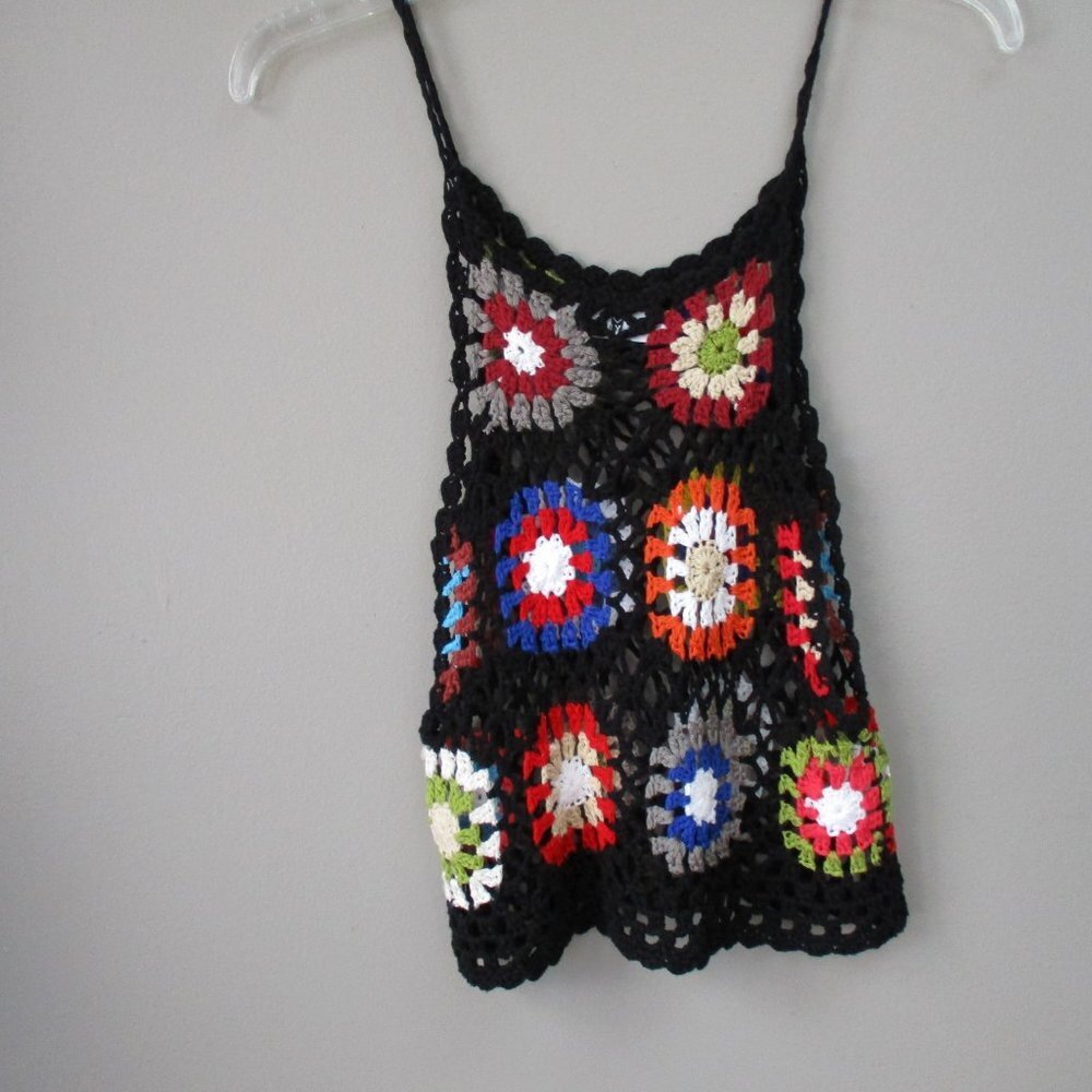 Oh My Love of London Knit Top Sleeveless Small - Picture 4 of 5